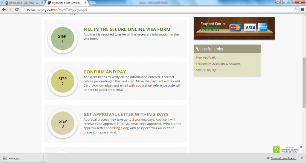 evisa for Myanmar