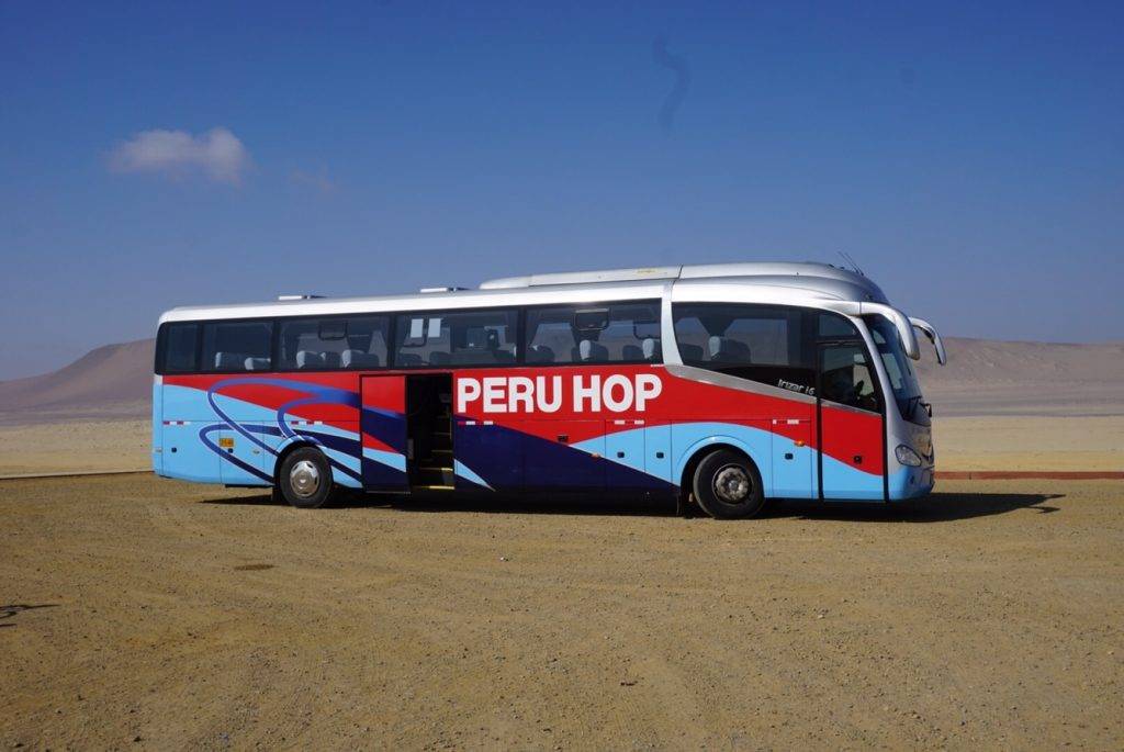 I took Peru Hop to Paracas Peru