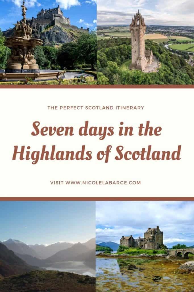 Scotland Itinerary 7 days
