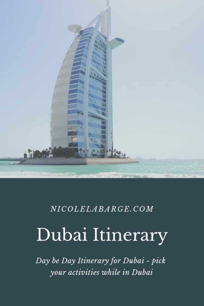 Dubai Itinerary 