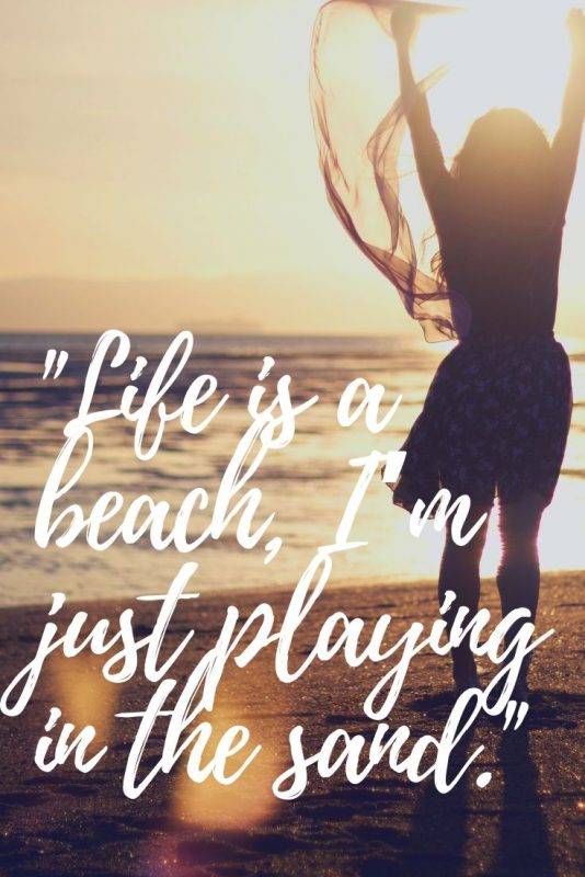 beach phrases and beach life quotes