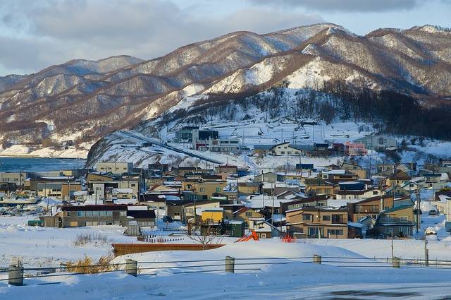 japan in the winter