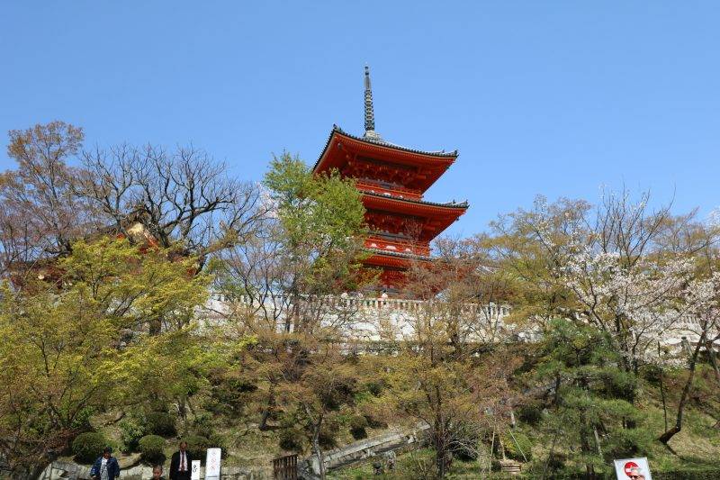 Kiyomizudera famous temple in kyoto