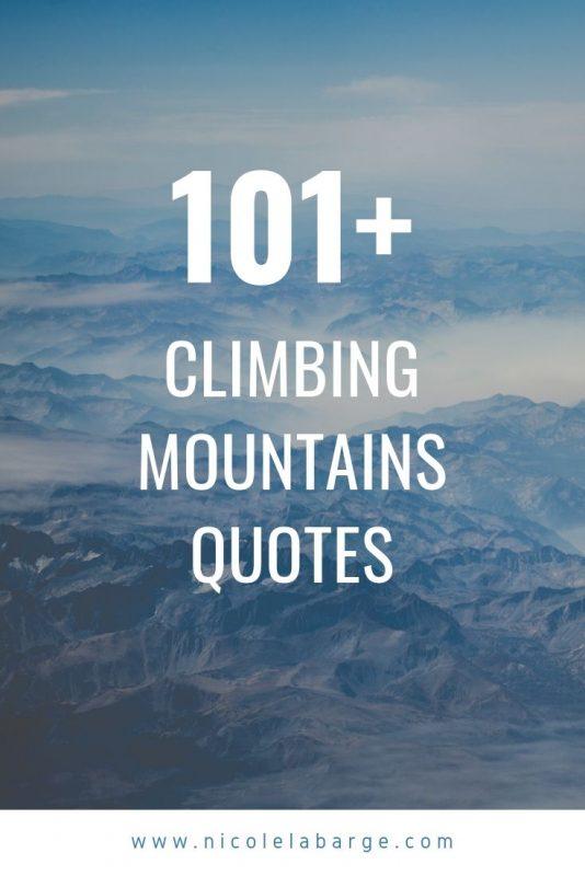 climbing mountain quotes