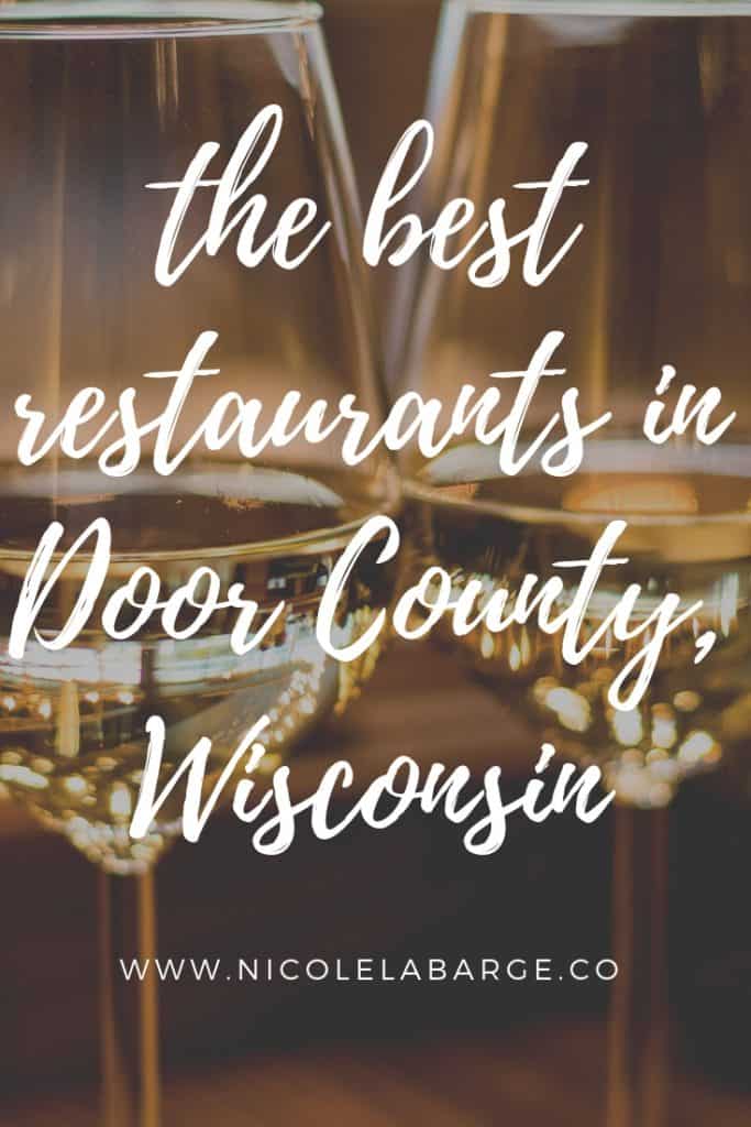 best restaurants door county fish creek restaurants