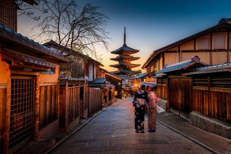 temples kyoto japan