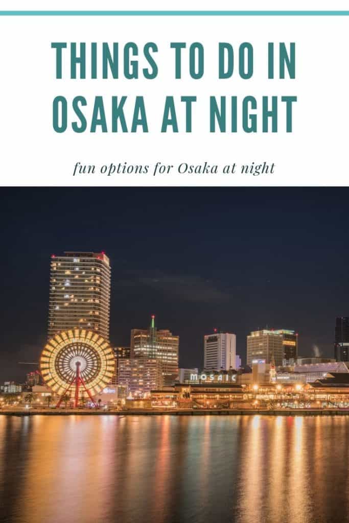 osaka by night