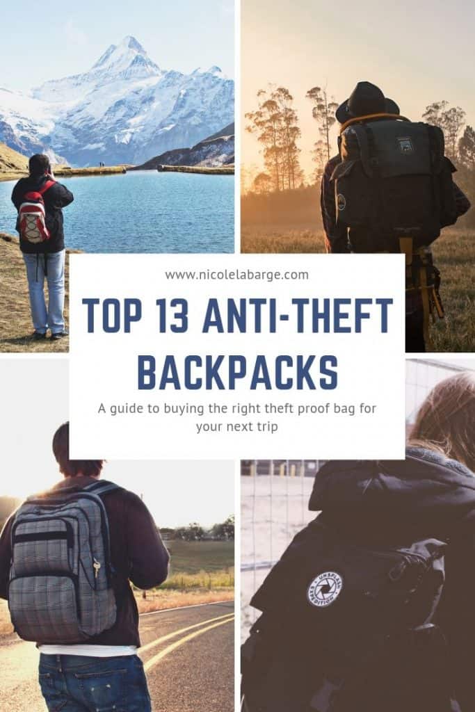 anti theft backpack