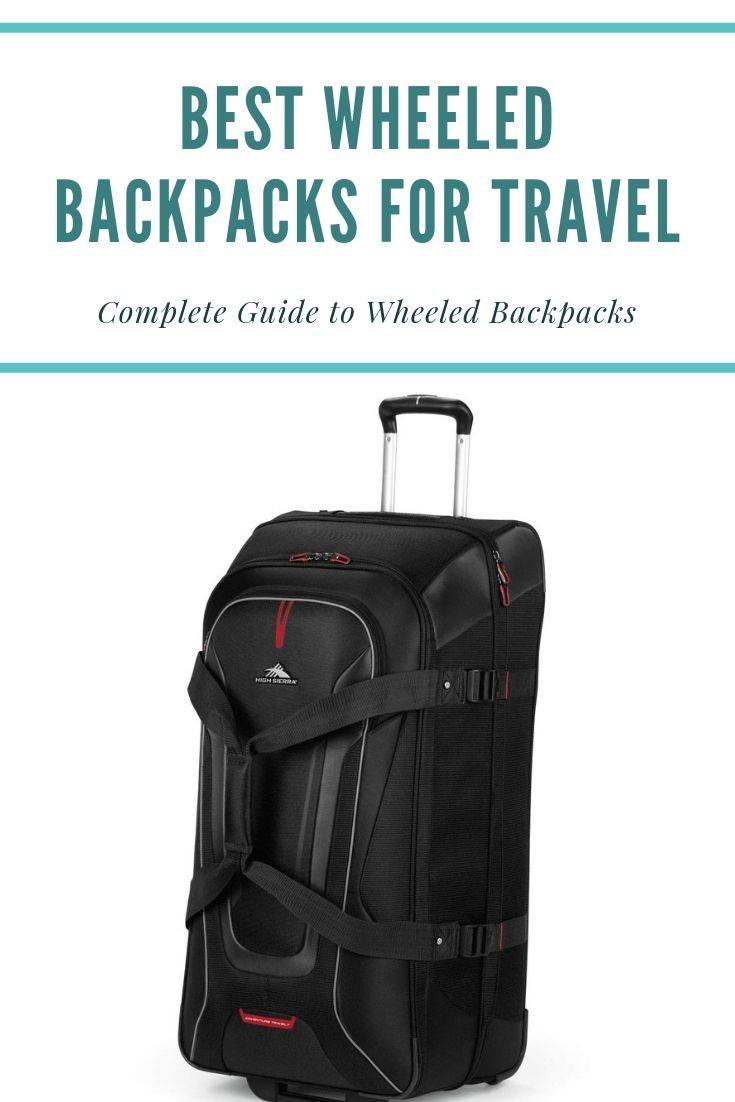 travel backpack with wheels