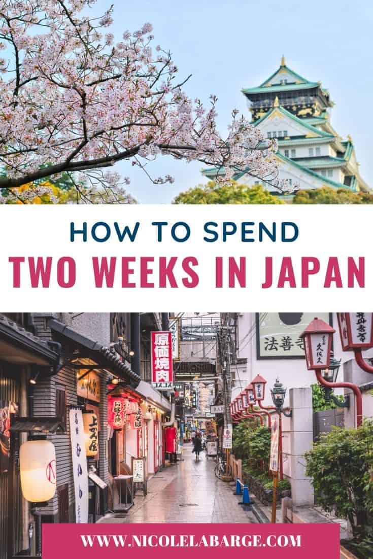 2 weeks in japan